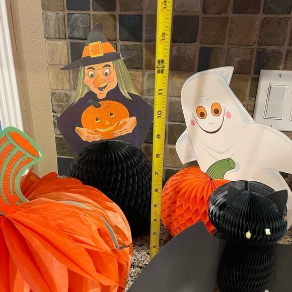 Halloween Honeycomb Vintage Cutouts Lot - Picture 14 of 16